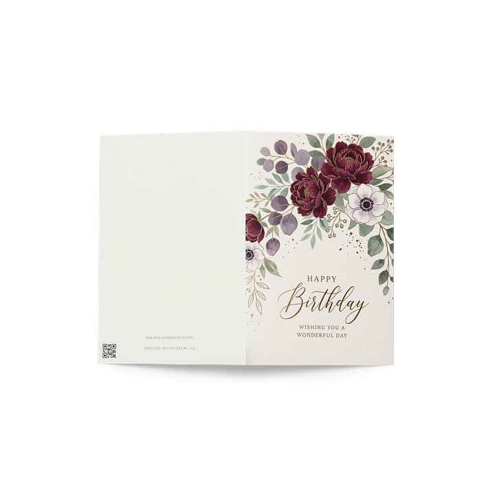 Floral Birthday Card product image (2)