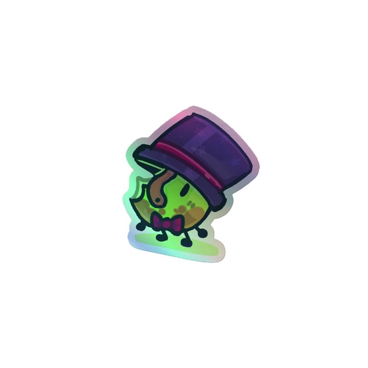 Wormple Holographic Sticker product image (1)