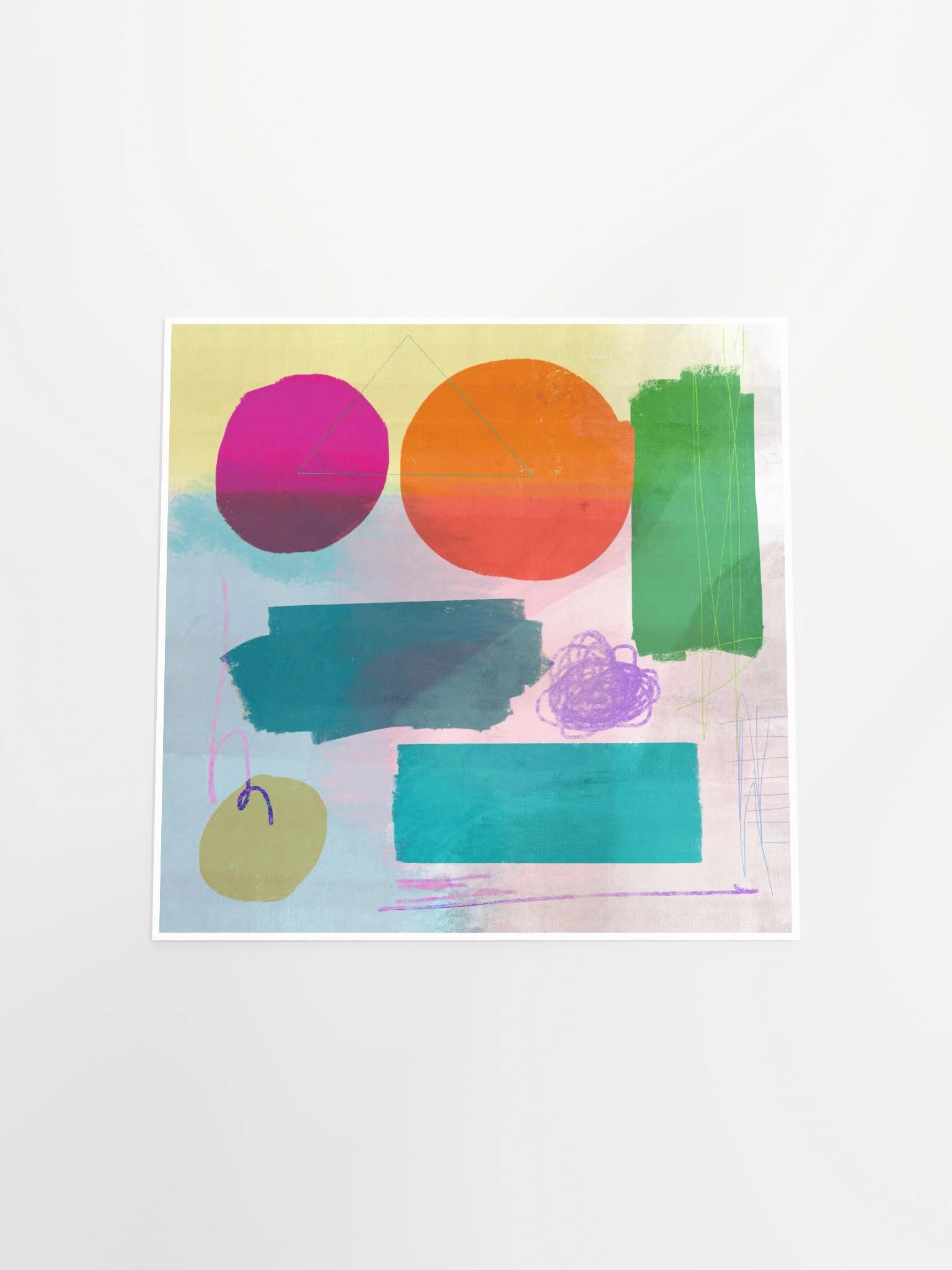 Playful Abstract Art Poster Print product image (4)