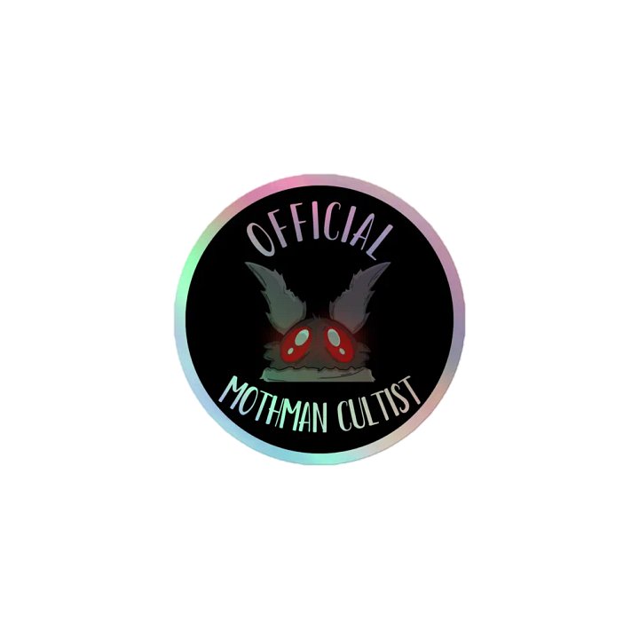 Official Mothman Cultist - Holo Circle product image (1)