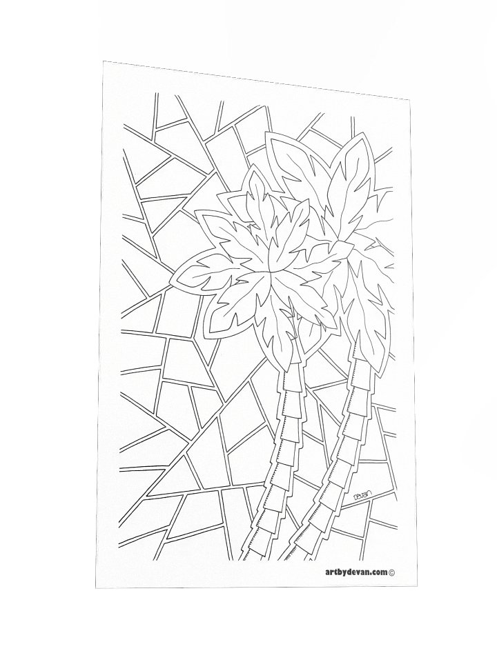 Color Your Own Art: Broken Sky product image (2)