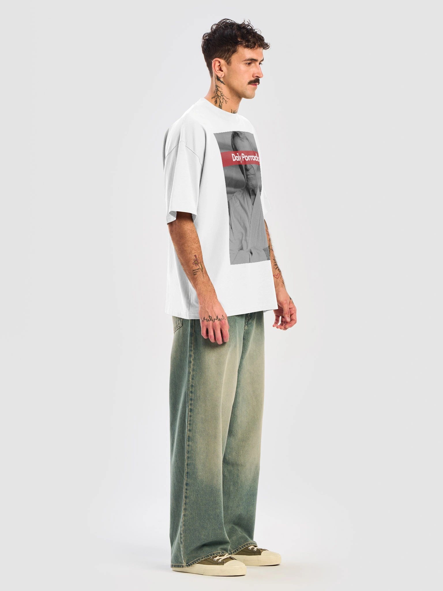 Master Carlos Daily Porrada Tee - White product image (7)