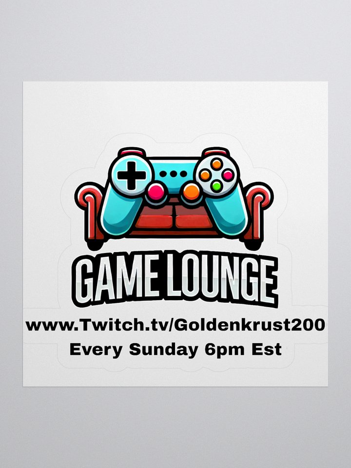 GAME LOUNGE SLAP STICKER product image (1)