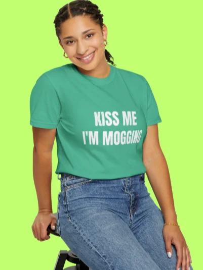 Kiss Me I’m Mogging Shirt product image (3)