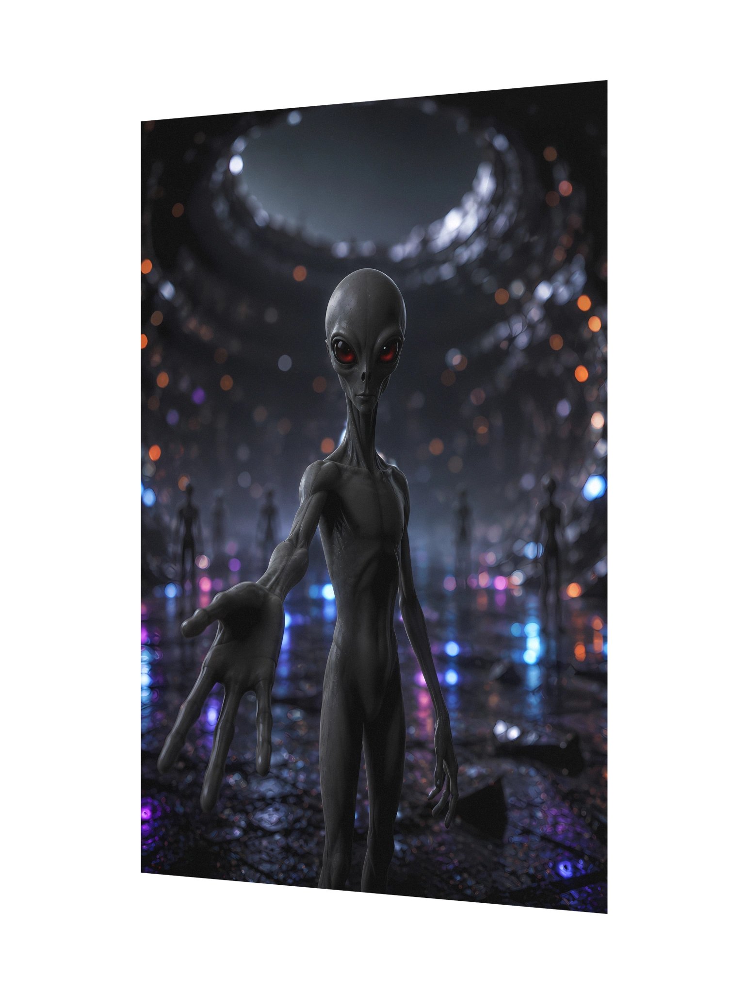 Alien Gray Reaching Out Version 2 product image (8)