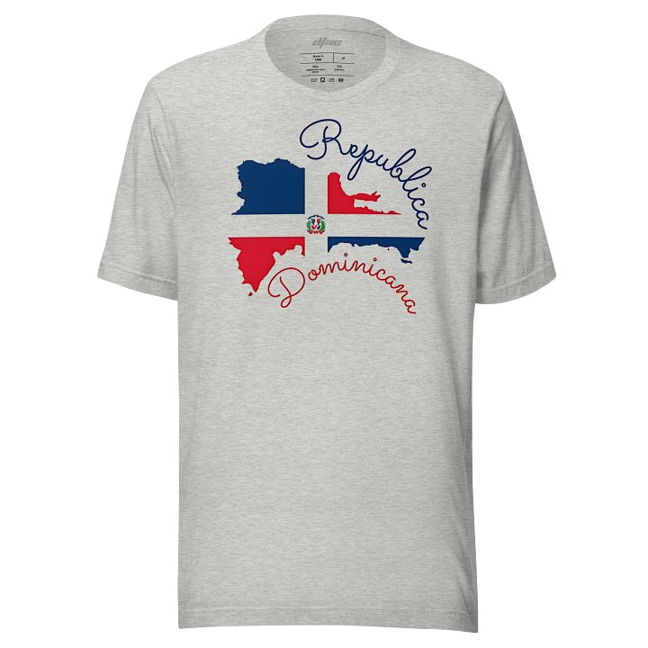 Dominican Republic Flag Map T-Shirt product image (3)