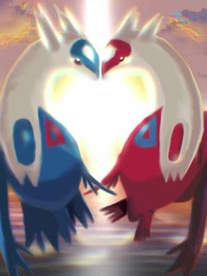 Latias & Latios <333 one of my favorite cards #pokemon #pokemoncommunity #artist #artttok #art 