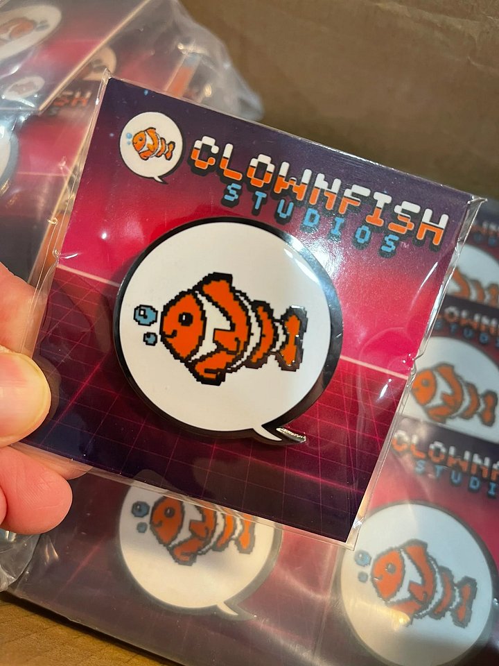 Official Clownfish TV Enamel Pin (Version 2) product image (2)