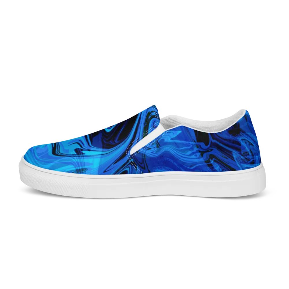 Abyssal Swirl Women's Slip-On Canvas Shoes | Womens Slip-Ons product image (9)