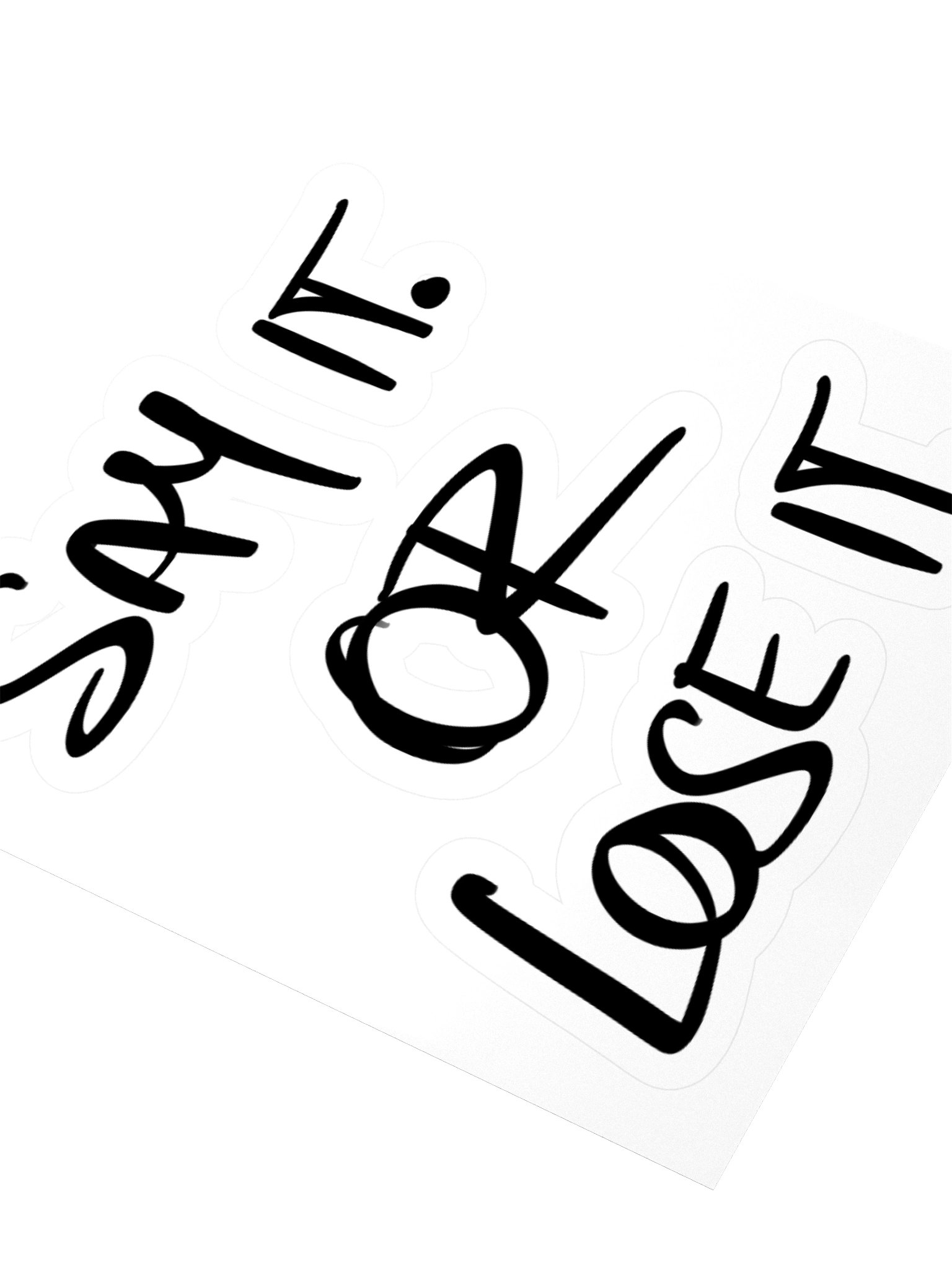 Speak Your Truth Sticker Original Handwriting Quote Decal Meaningful Gift For Her Self Growth Laptop Sticker product image (8)