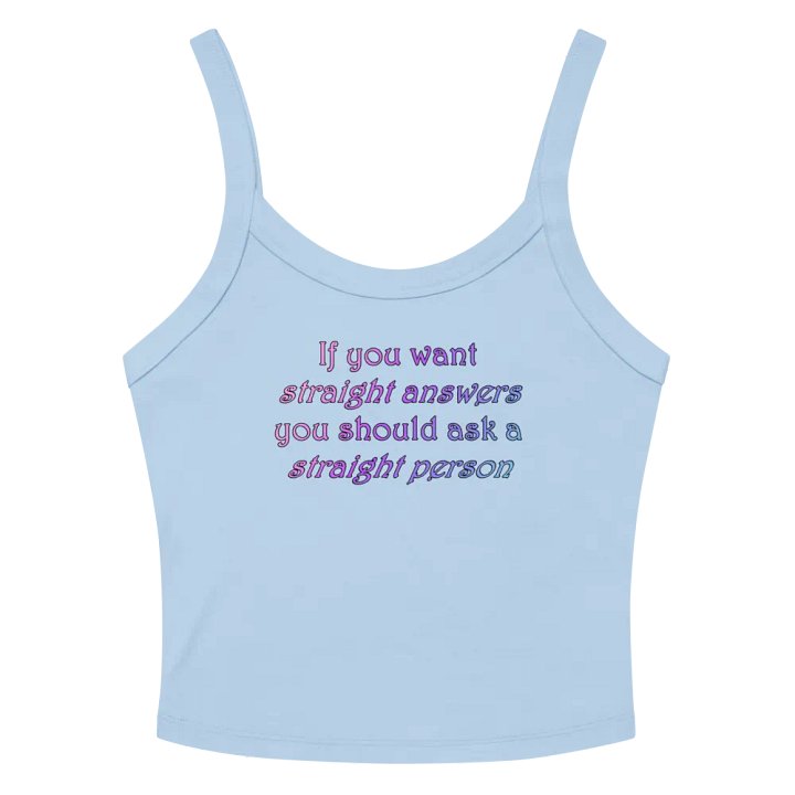 Straight Answer Crop Tank product image (2)