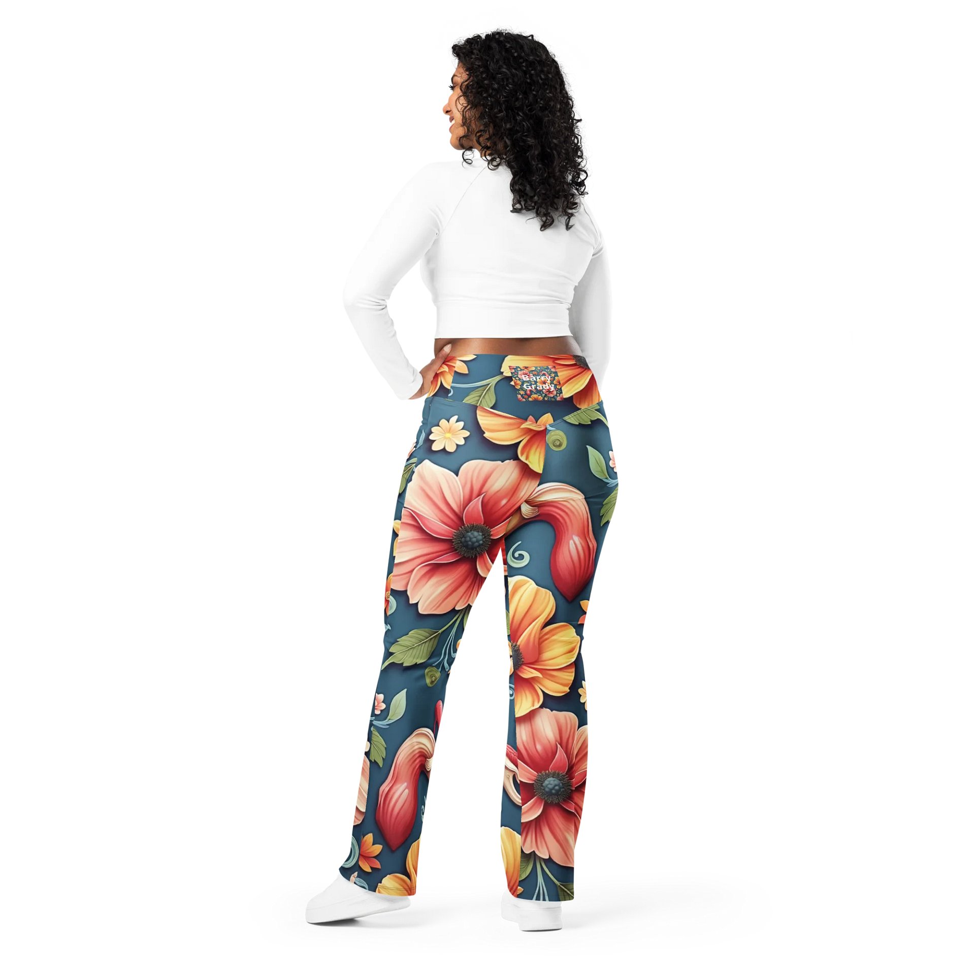 Barry Grady 'Floral Fiesta' Flare Leggings product image (3)