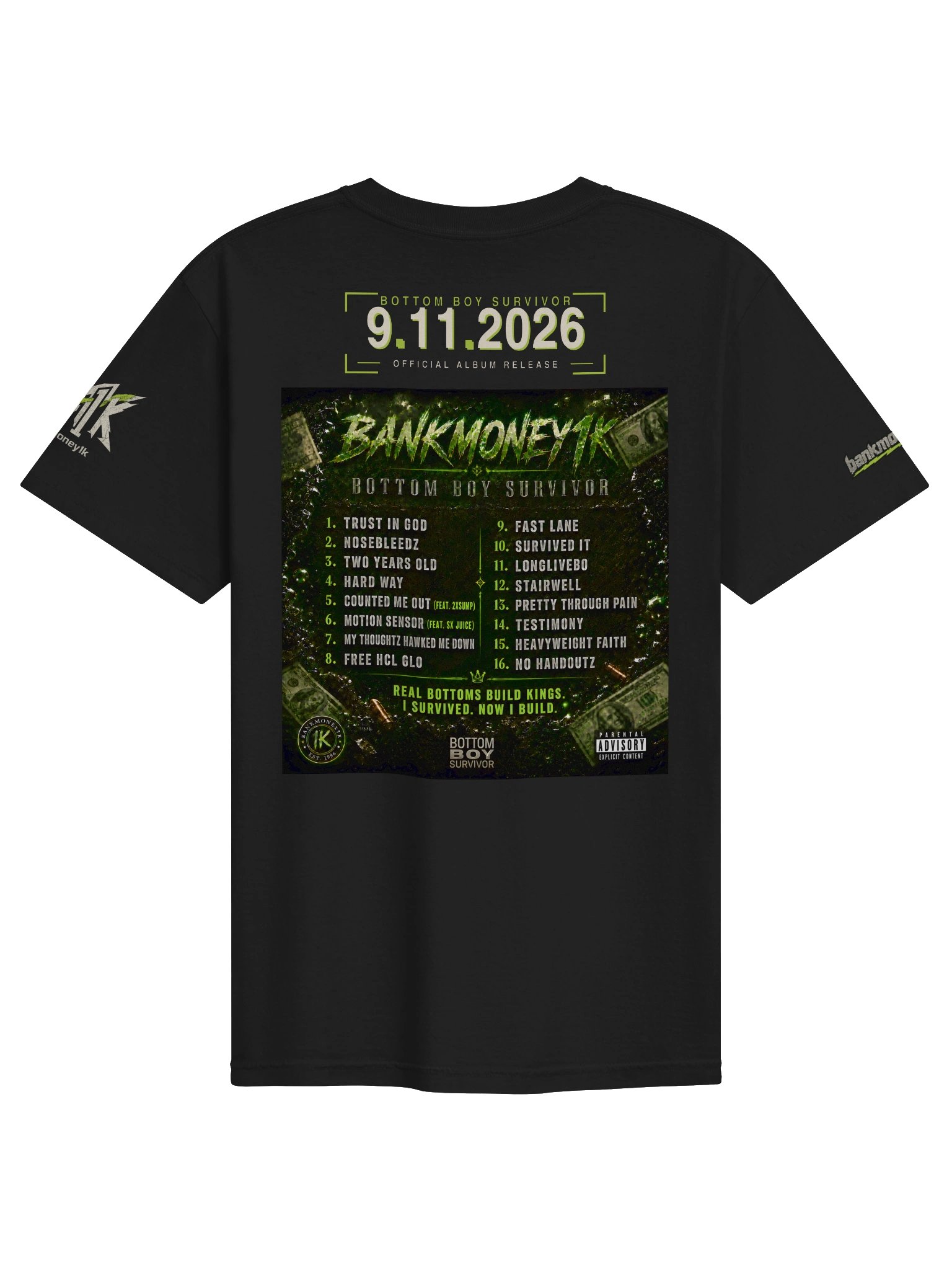 Bottom Boy Survivor Comfort Colors® Heavyweight Album Tee — First Edition product image (22)