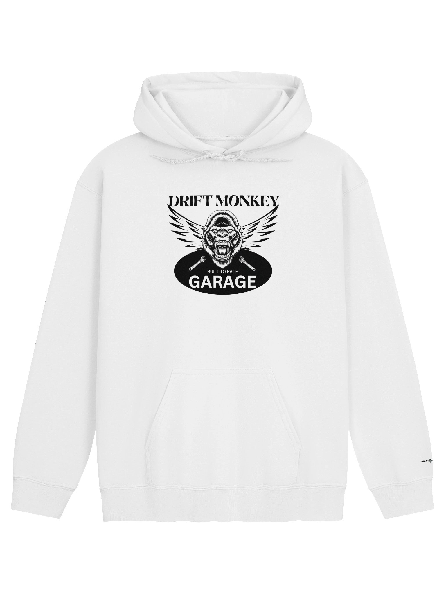 Drift Monkey Built to Race Garage Hoodie product image (1)