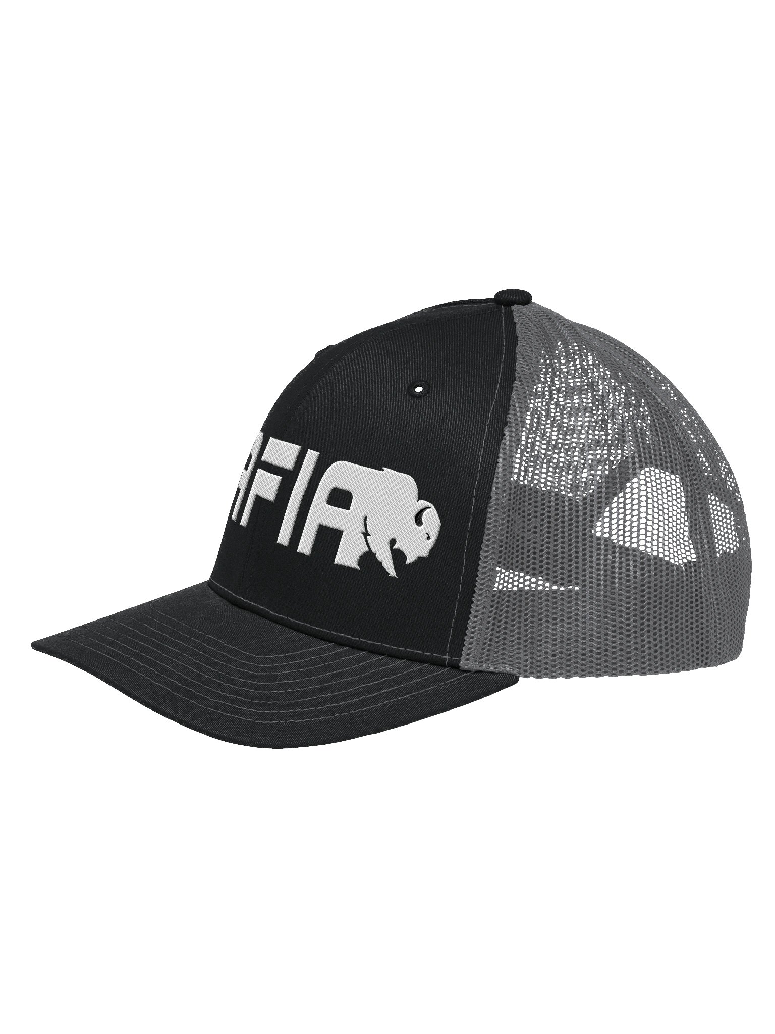 BUFFALO TRUCKER CHAPTER Logo Hat (BW) product image (6)