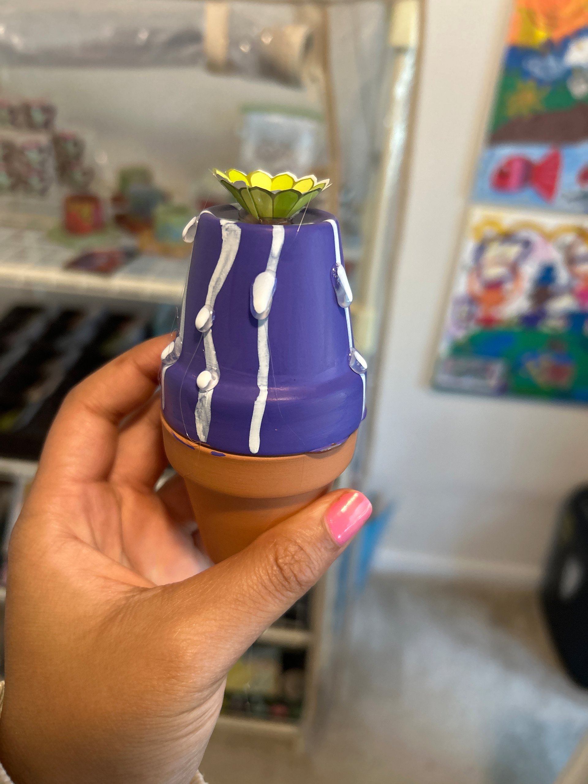 Super colorful handmade cactus! #2 product image (1)