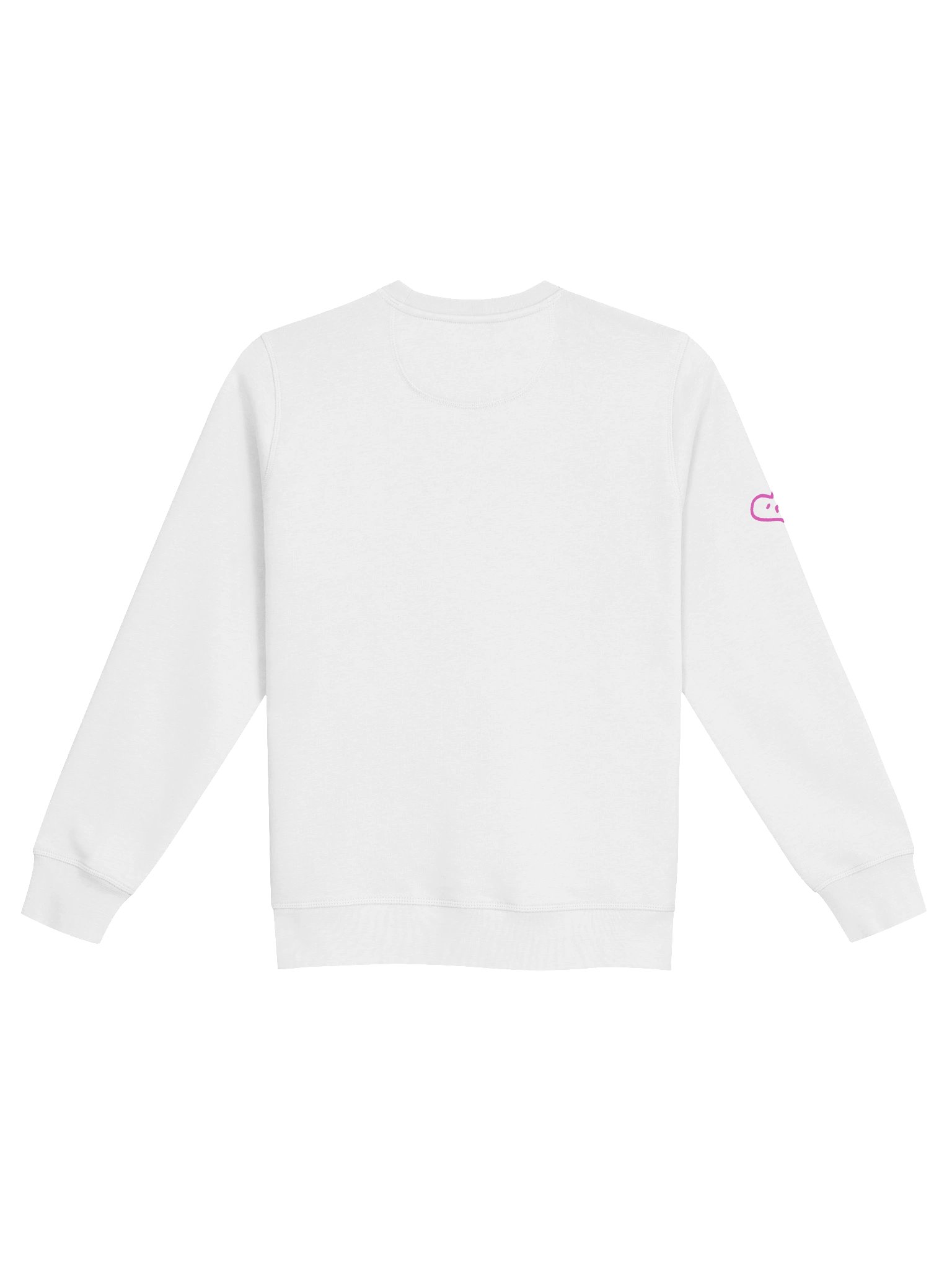 Wear Your Heart on Your Sleeves – White Sweater product image (2)