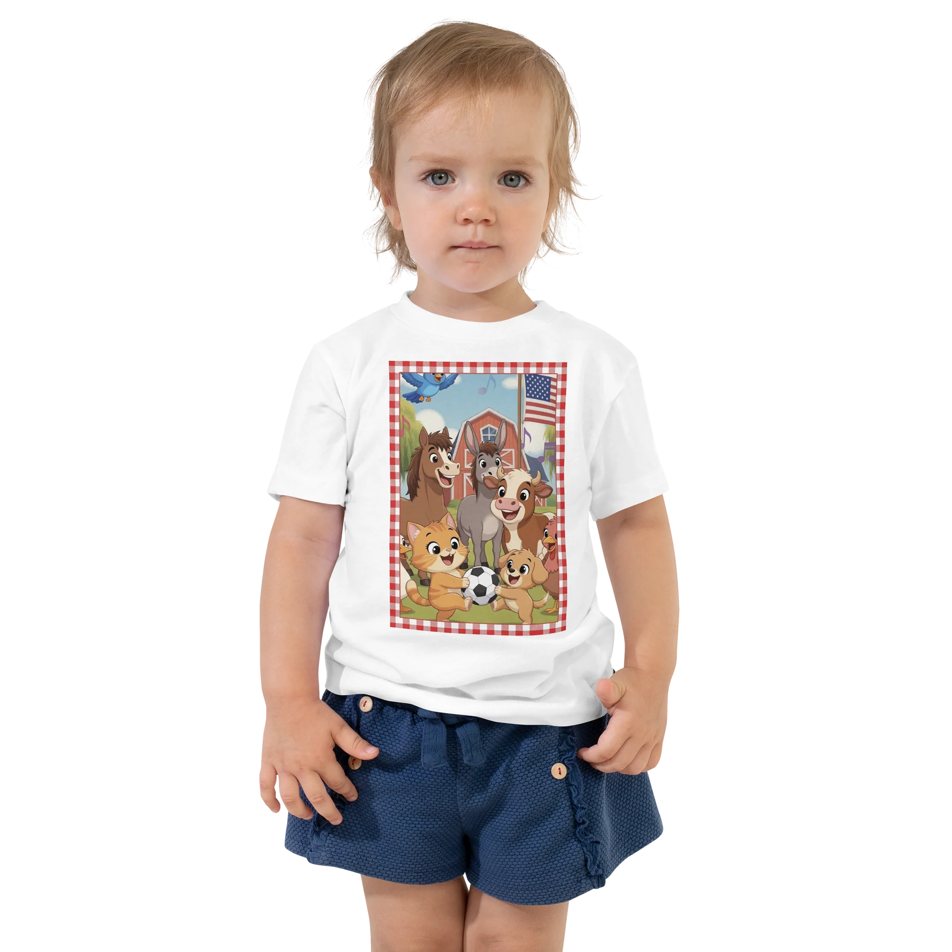 Farm Friends Soccer Time Toddler Tee product image (1)