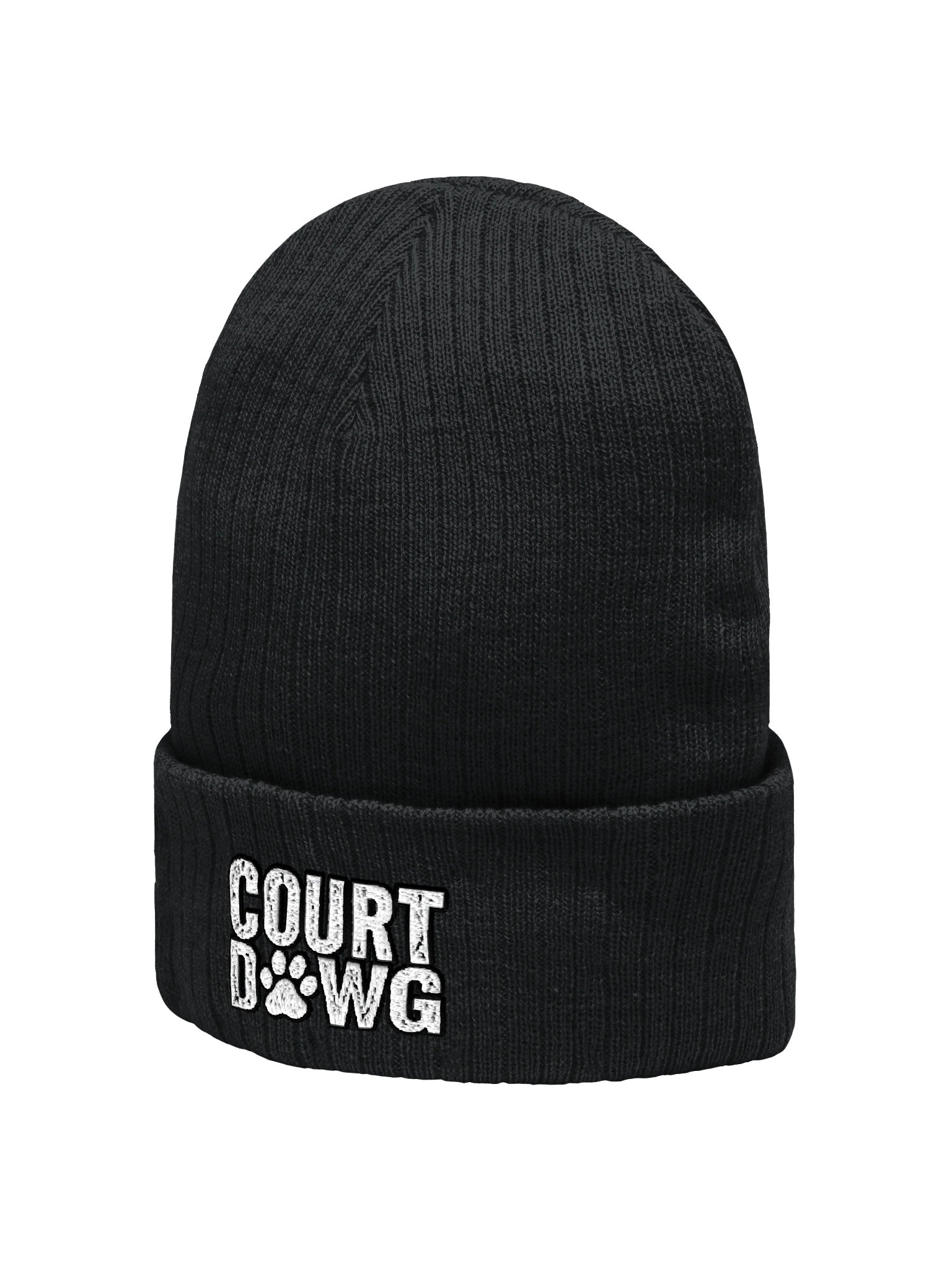 LOGO RIBBED BEANIE product image (2)