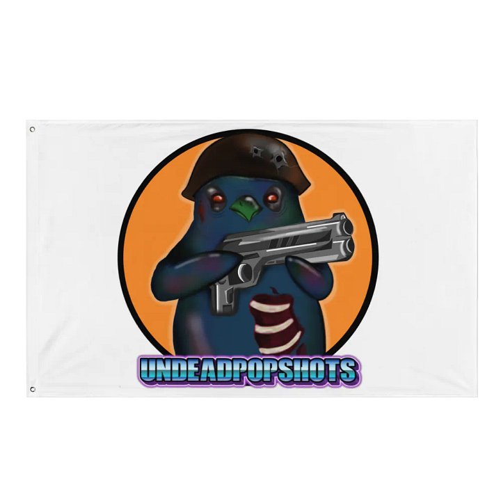 UndeadPopShots Penguin Flag Logo Color Orange product image (1)