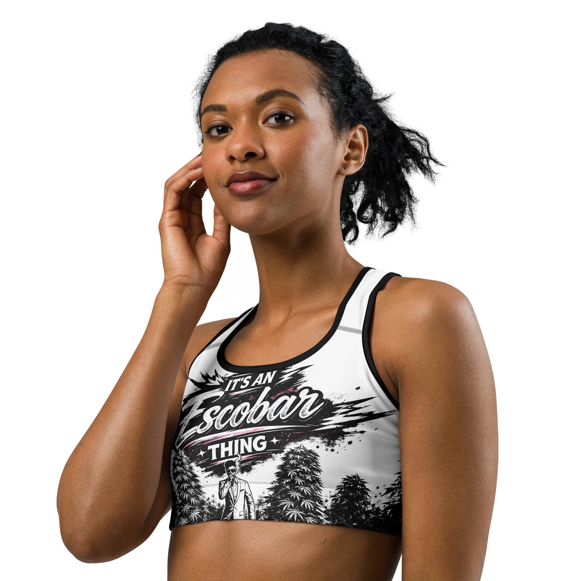 It's an Escobar Thing Sports Bra product image (2)