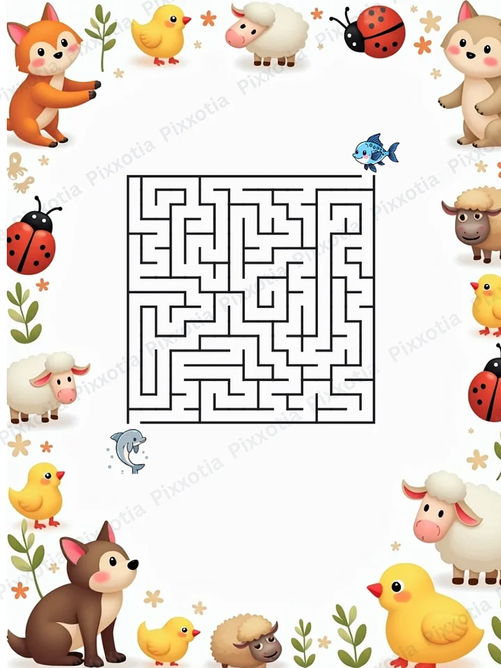 Maze Book for Kids PDF | Hard Level Mazes | Level 3 Printable product image (2)