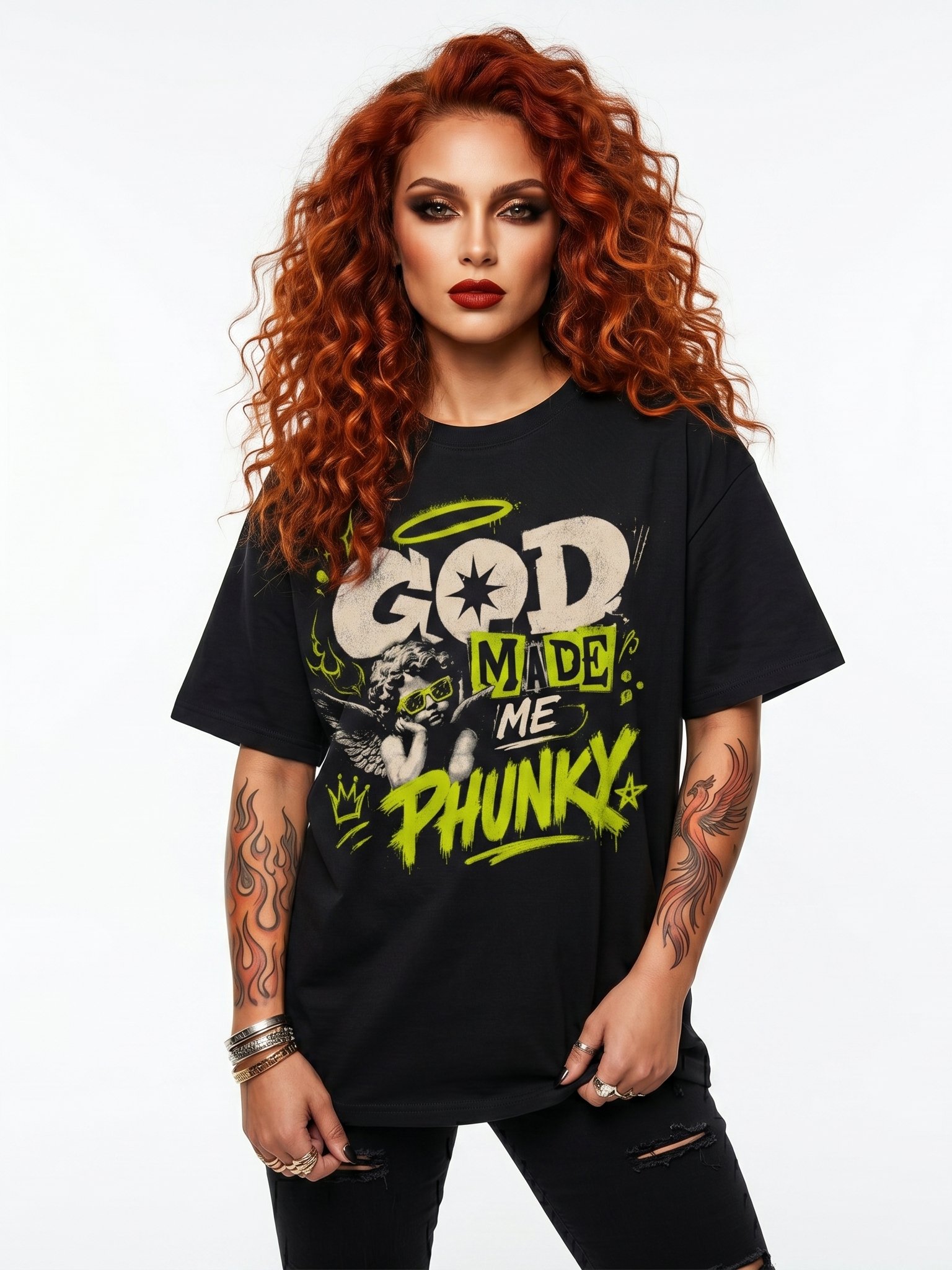 God Made Me Phunky Tee product image (1)