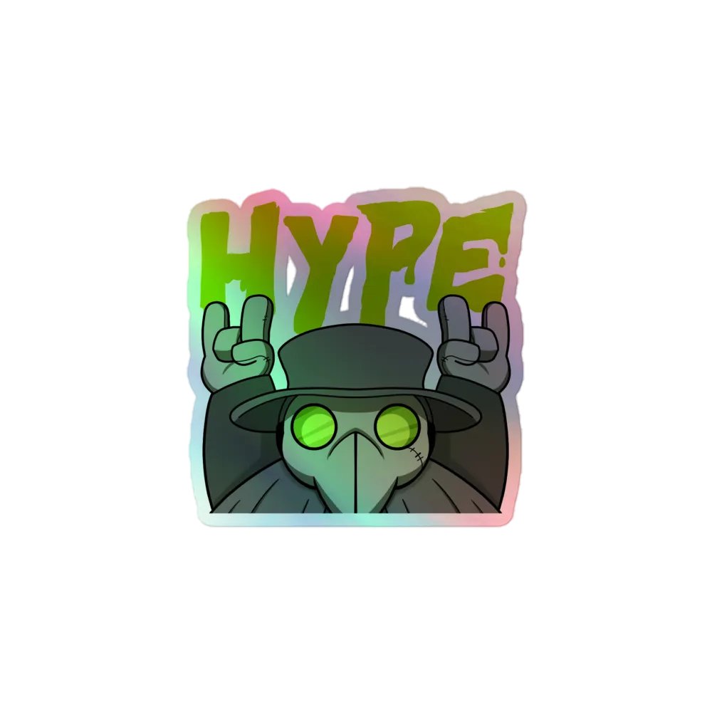 Dr. Hide Hype Holographic Sticker product image (1)