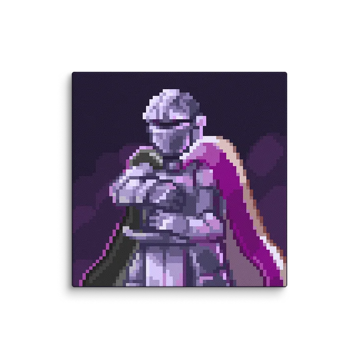 Asexual Knight Pixel Art Canvas Print product image (2)