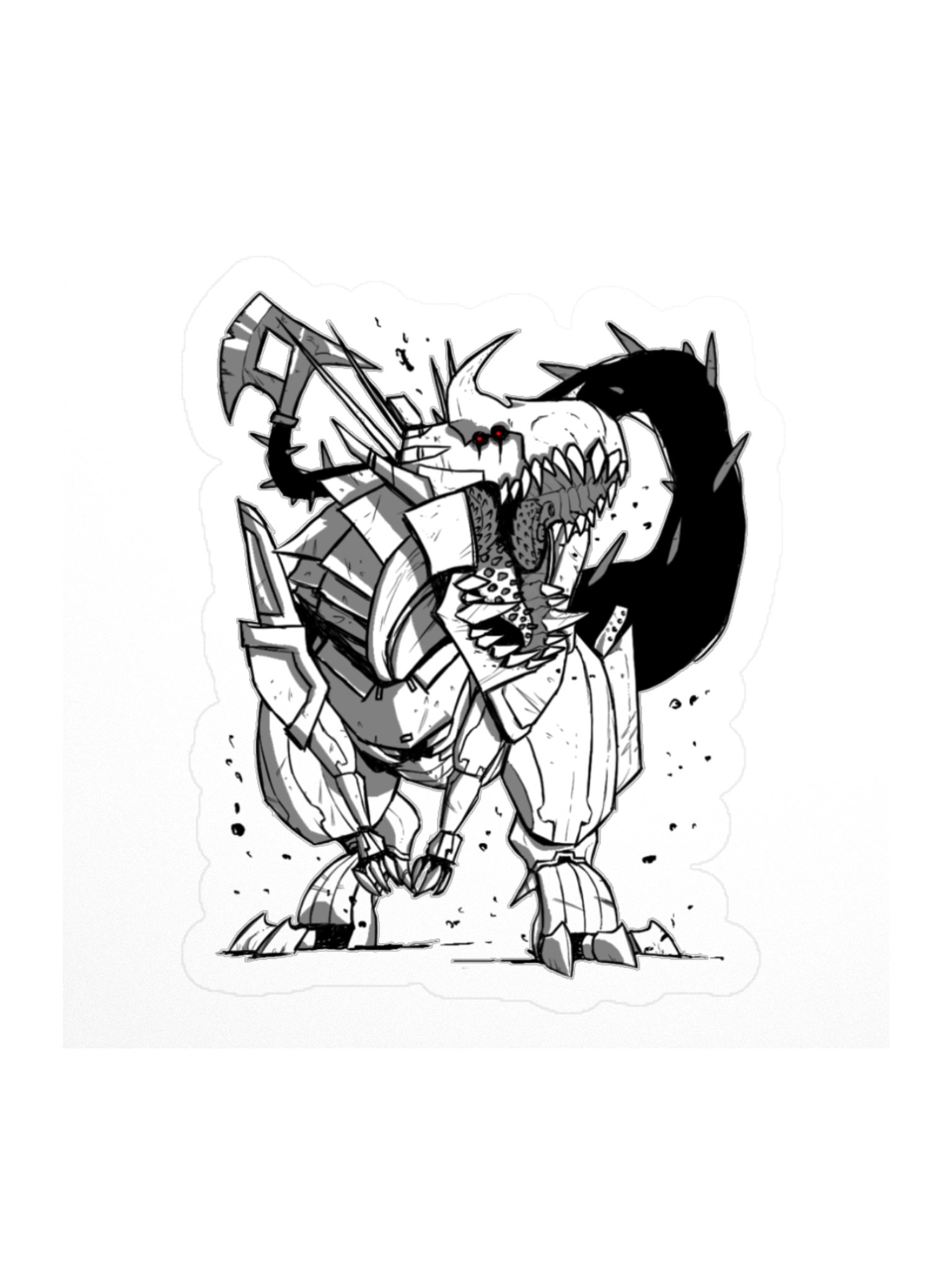 Cyborg-rex Sticker product image (1)