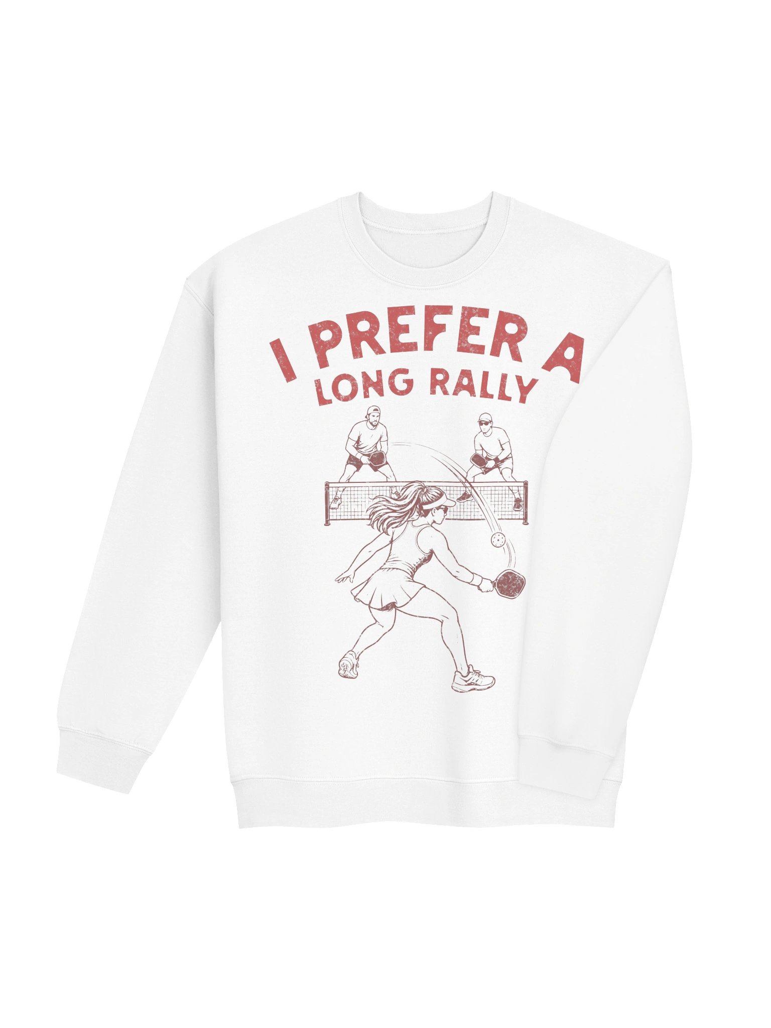 I Prefer a Long Rally Sweatshirt – Funny Pickleball Sweatshirt product image (20)