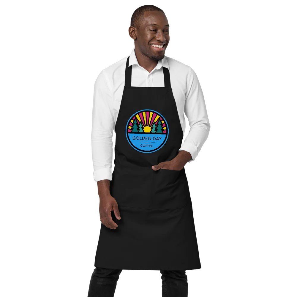 Golden Day Coffee Logo Apron product image (1)