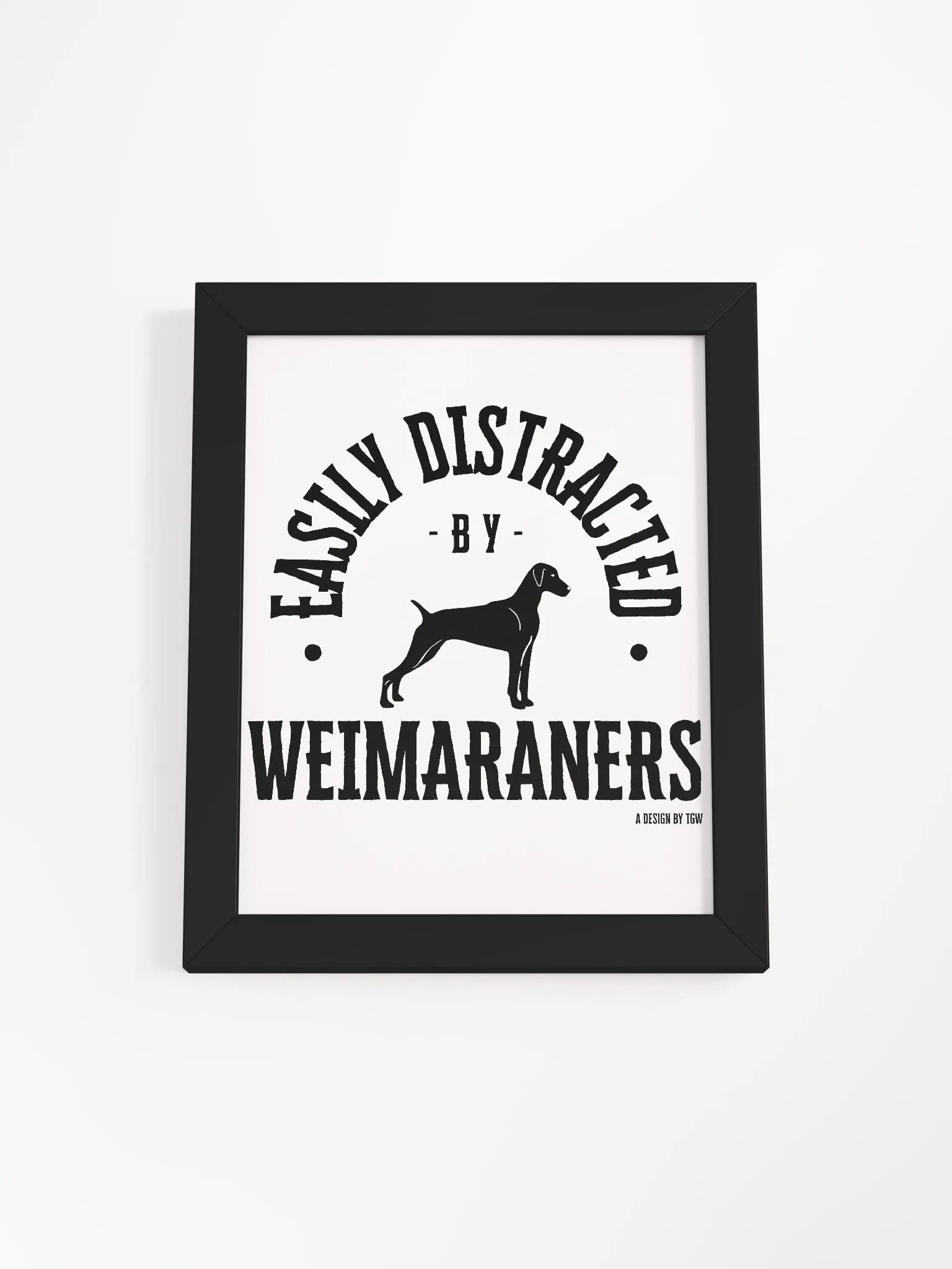 Easily Distracted - Framed Print product image (1)