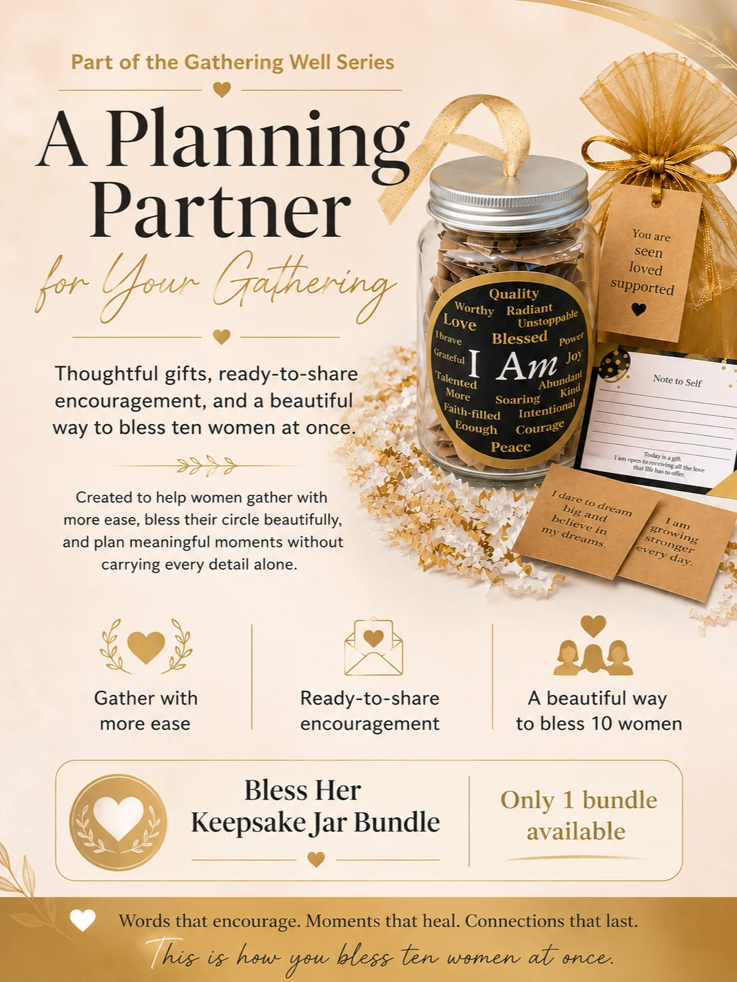 Bless Her Bundle: 10 Keepsake Affirmation Jars product image (3)