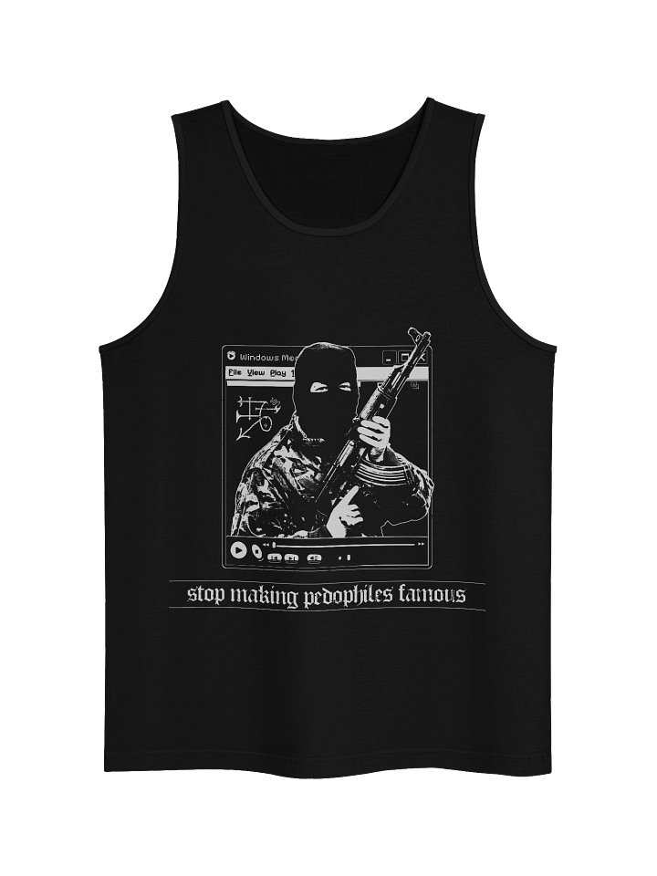 "STOP MAKING PEDOS FAMOUS" TANKTOP product image (1)