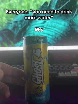 Because @GHOST LIFESTYLE is my water #fyp #funny #energydrinks #ghostenergy 