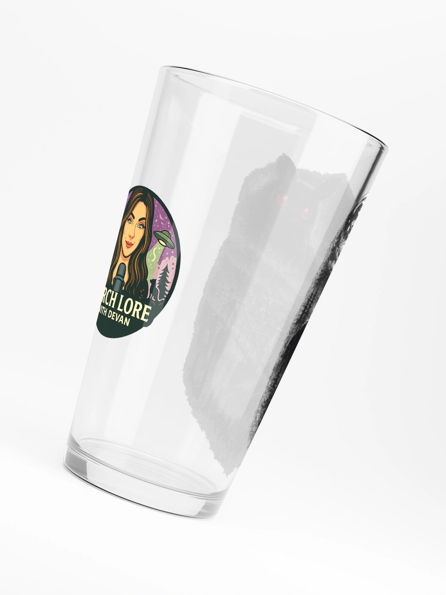 SENTIMENTAL MOTHMAN SHAKER PINT GLASS 16oz product image (6)