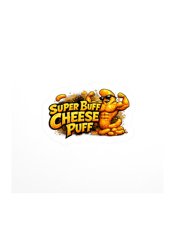 Super Buff Cheese Puff Sticker product image (1)