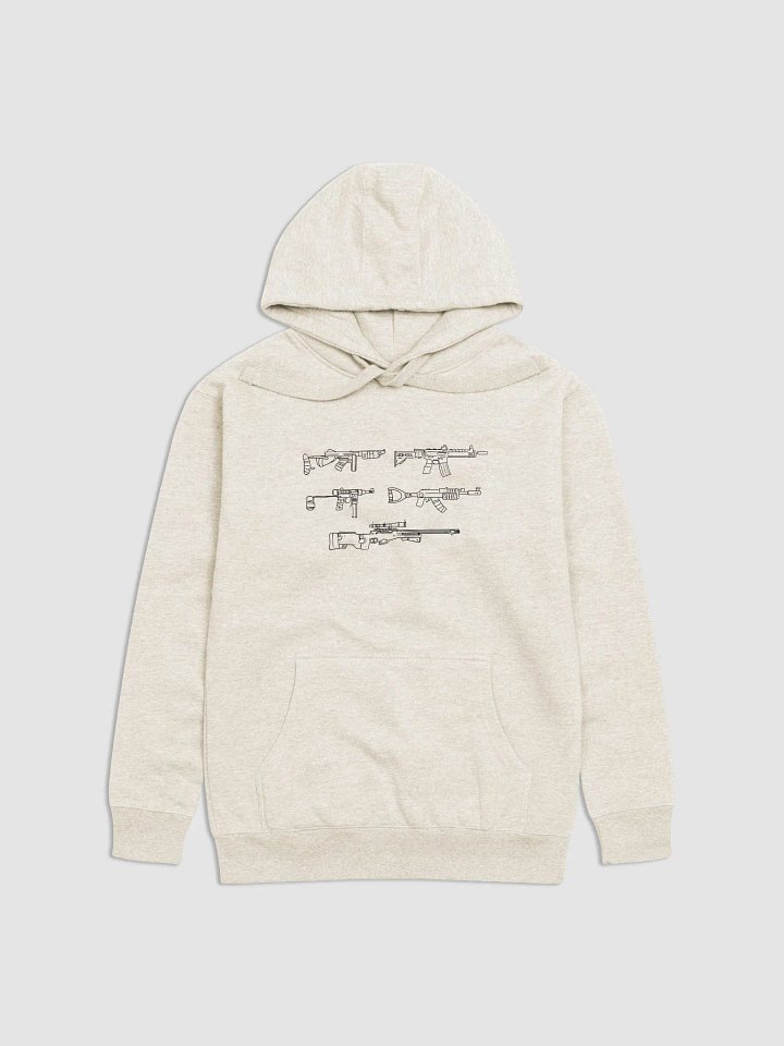 BeccaSomething Rust Gun Stencil Unisex Hoodie product image (1)