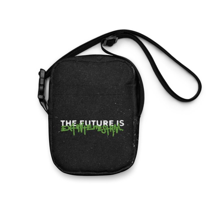 THE FUTURE IS EXTRATERRESTRIAL Utility Crossbody Bag - Black product image (1)