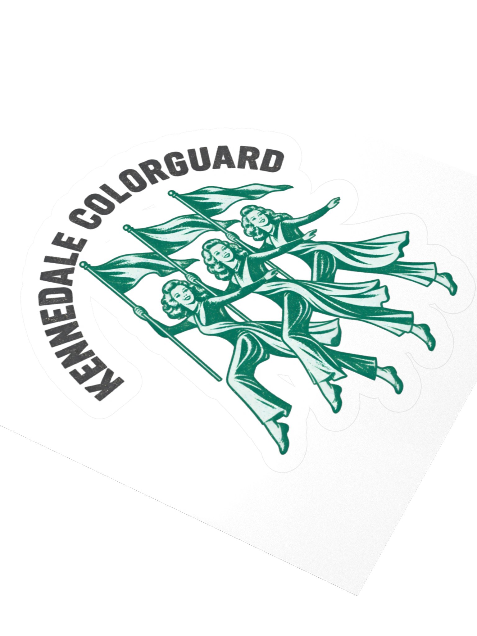 Kennedale Colorguard Retro Sticker product image (8)