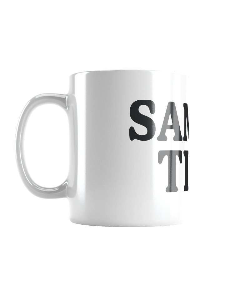 Sample Time White Glossy Mug product image (3)