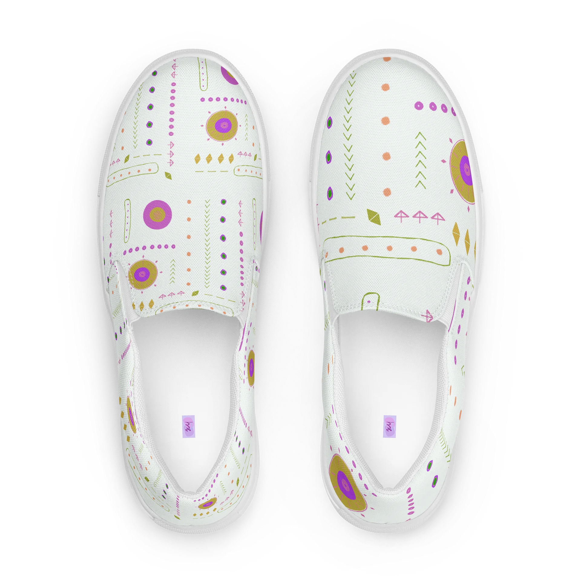 Whimsical Asymmetrical Men's Slip-On Shoes product image (1)
