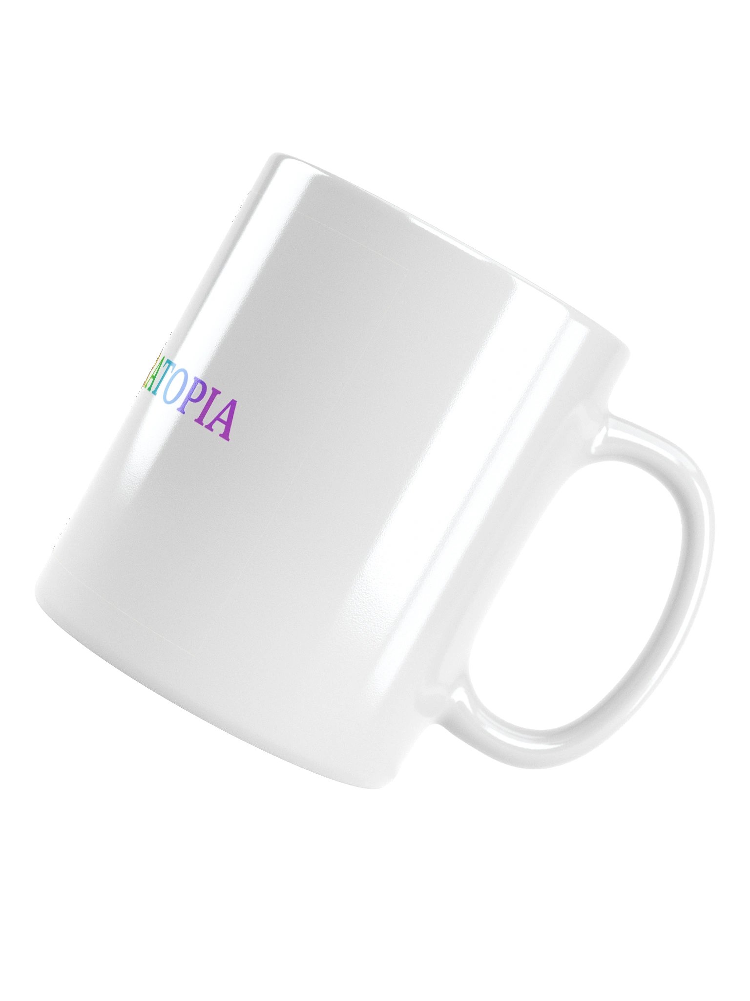 Rainbow Tree Logo White Glossy Mug product image (5)