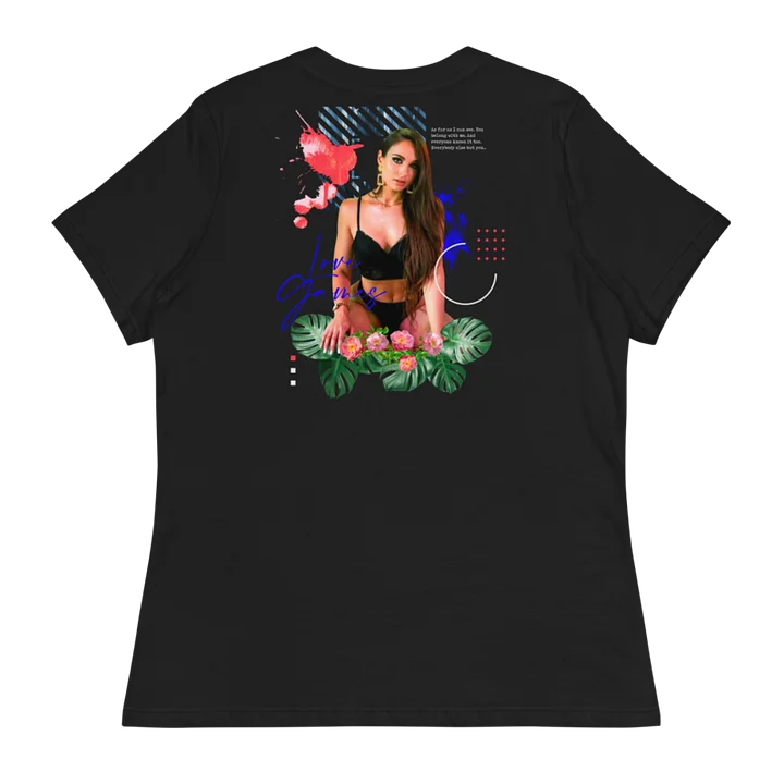 Love Games Delta Women's Tee - Black product image (2)