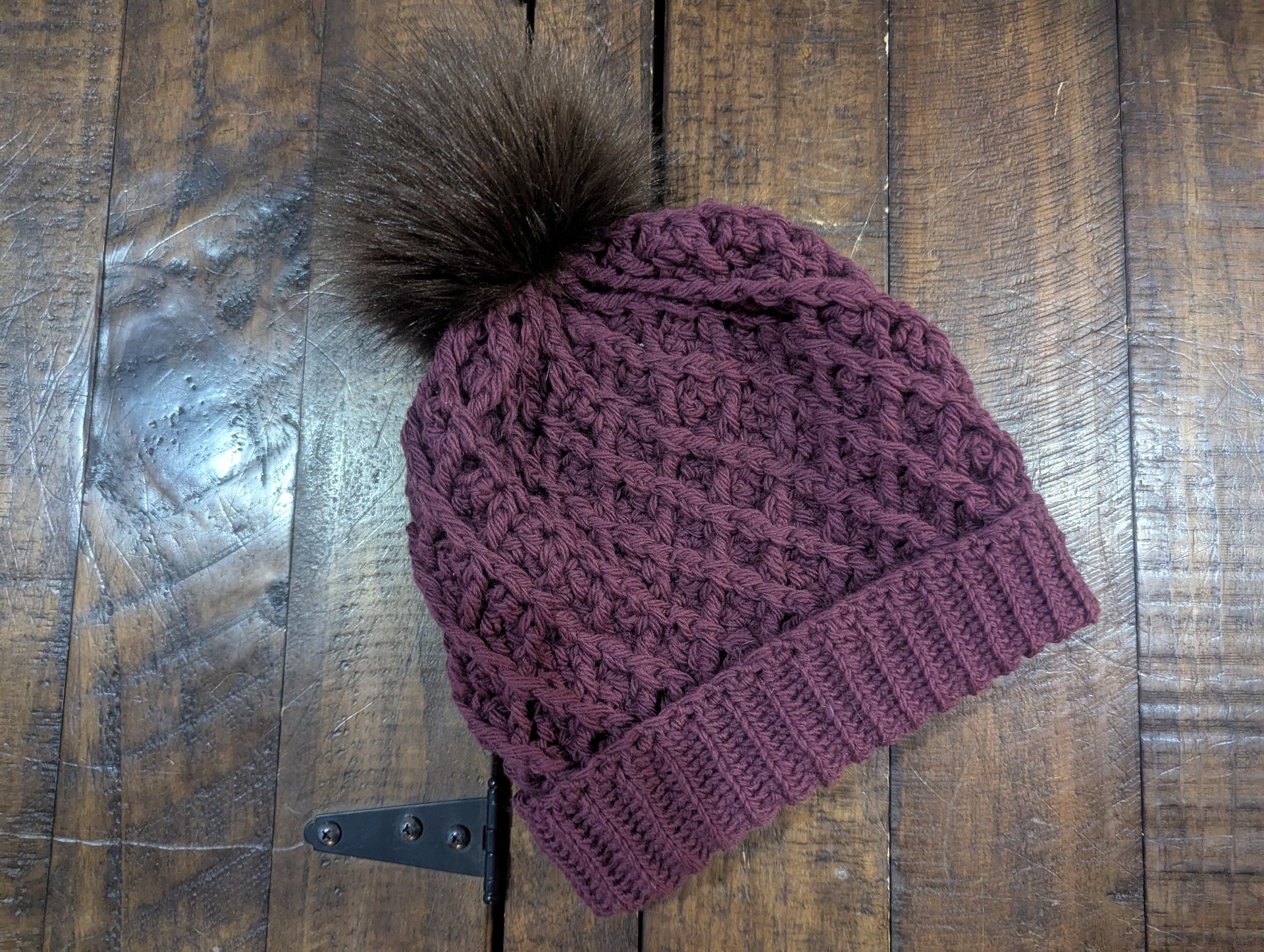 Diamond Beanie - Maroon product image (1)