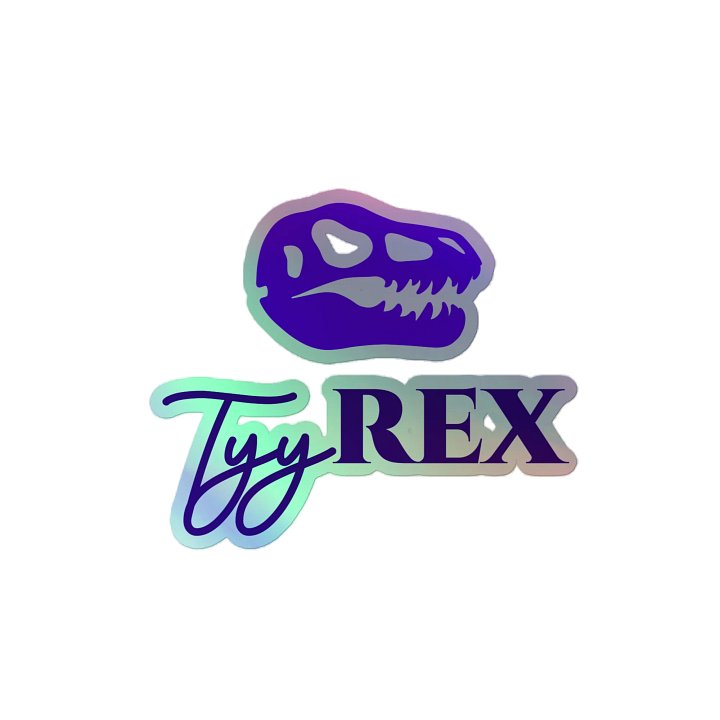 TyyRex Holographic Logo Sticker product image (2)