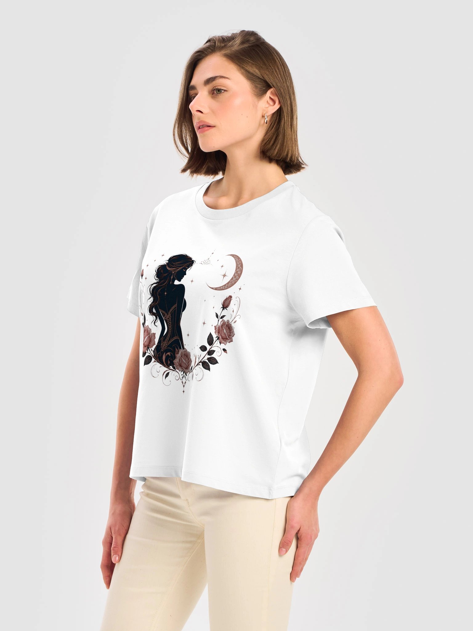 Celestial Gothic Rose T-Shirt product image (8)