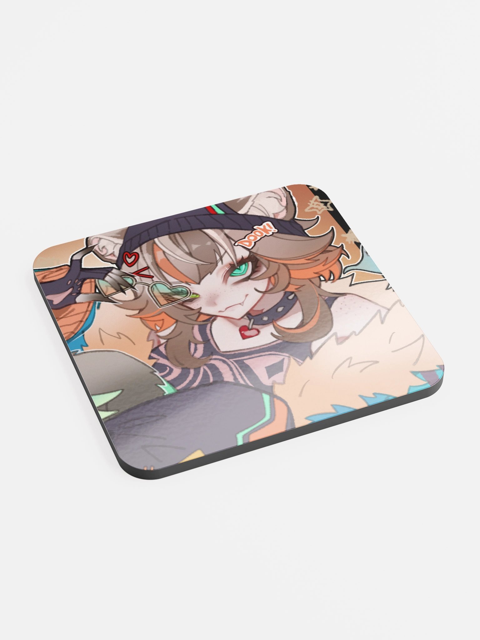 Ferret in the box coaster product image (2)