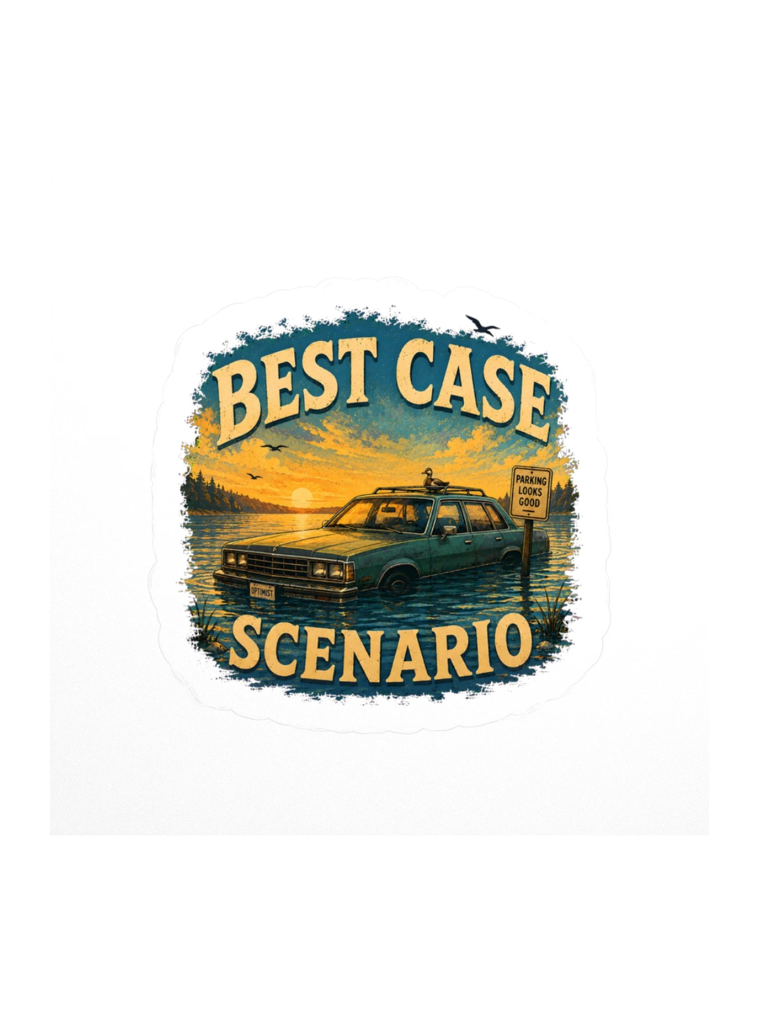 Best Case Scenario Sticker product image (1)
